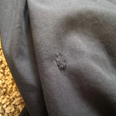 Elizabeth and James navy blue long sleeve peasant dress size L