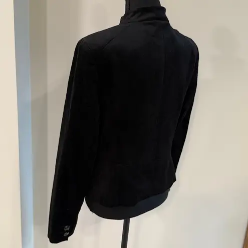 INC Black Corduroy blazer jacket like new with jeweled buttons size M Size M