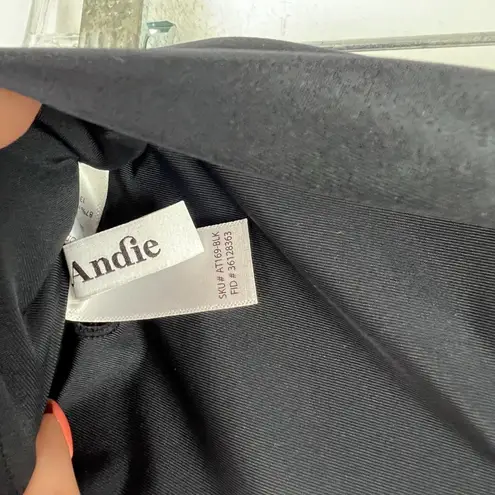 ANDIE NWT Swim The Scala Top Flat Strapless Black Size Medium M NEW