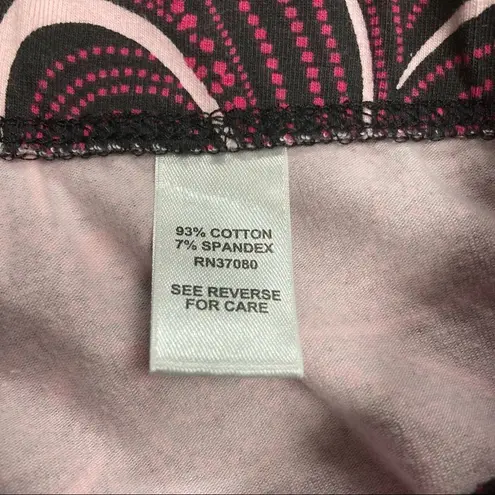 CEST 1946, Women’s Pink, Black & White, Swirl leggings/pants, Size Medium