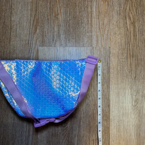 Fanny Pack Women Holographic Multicolor Festival Rave Belt Bag Waist Pack Kawaii Purple