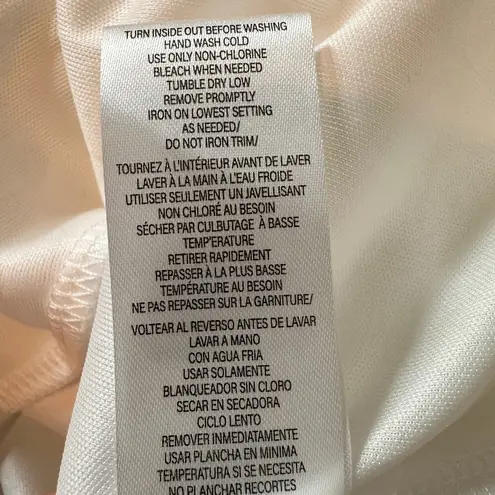 Julia Jordan Tiered Eyelet Maxi Dress Size US 8 Ivory