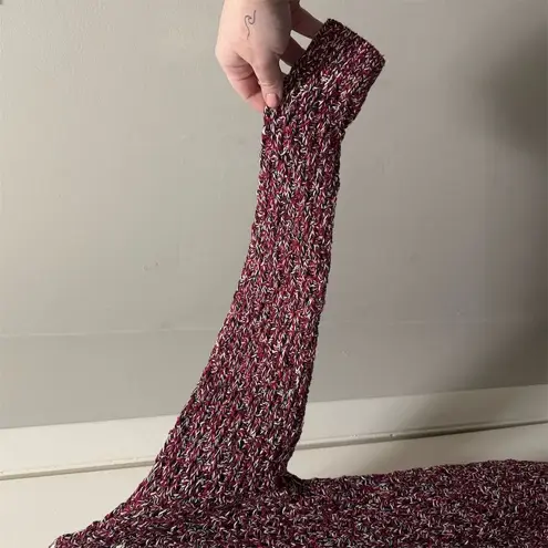 Eddie Bauer  Women's 100% cotton classic‎ Red Chunky Knit Pullover Sweater Size M thumbnail 5