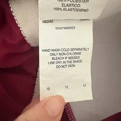 Jantzen Classic One Piece Women 12 Swimsuit Swim Beach Resort Padded Magenta