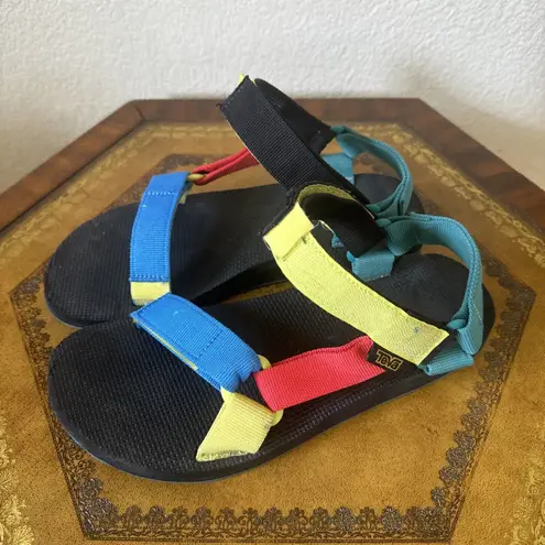 Teva Men’s Original Universal Sandals Retro Multicolor Size 8 Adventure