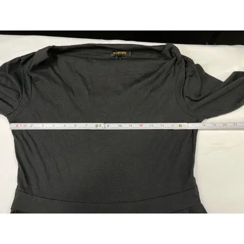Reborn SKU 7639 Black Cowl Neck Sleeve Midi Dress Size L Size L