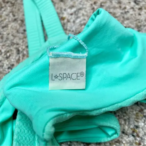 l*space Jess Bikini Top in Bright Teal Small