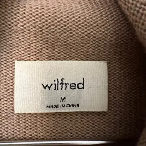 Wilfred  Aritzia Brown 100% Merino Wool Turtle Sweater Size M