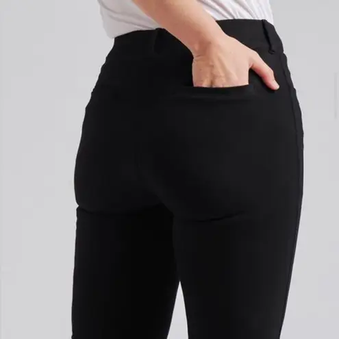 Betabrand Black Dress Yoga Pants with pockets size medium