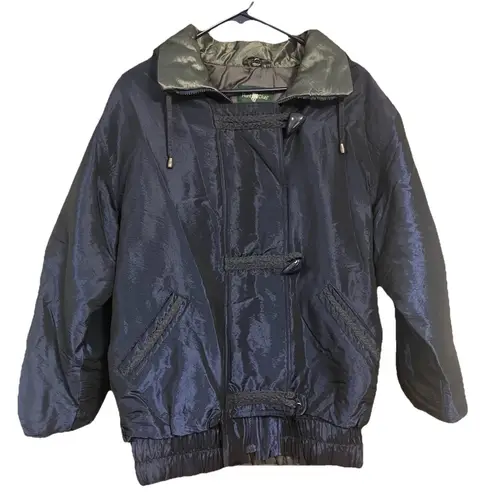 Hunt Club Vintage 90s Iridescent Blue Coat