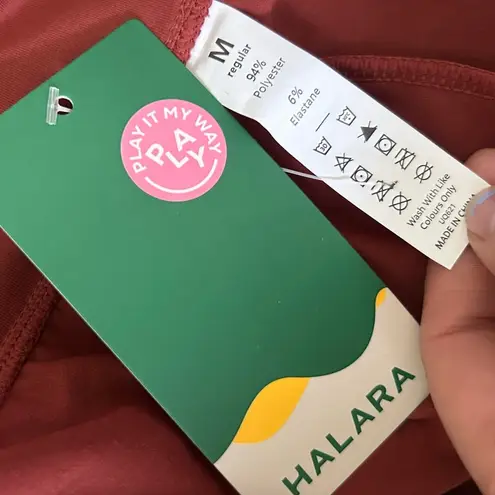 Halara NWT High Waisted Decorative Buckle Split 2-in-1 Maxi Casual Skirt Medium