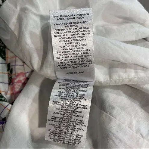 The East Order Tarshie Mini Floral Dress Preppy Check Large