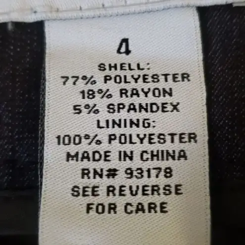 Carmen Marc Valvo Denim Pencil Skirt Size 4