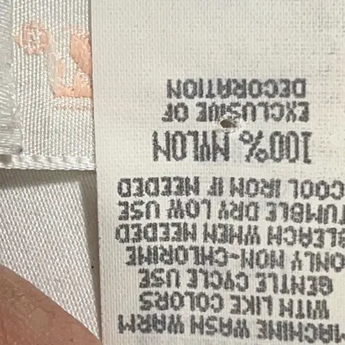 ADONNA LACE BEADED/SEQUIN LONG NIGHTGOWN CRISS CROSS BACK PREOWNED S BLACK A