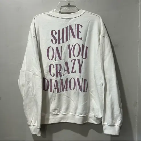 Pink Floyd sweatshirt shine on you crazy diamond Large White Cotton Polyester