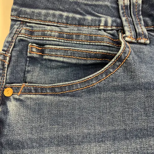 Democracy "Ab"Technology Wide Leg Mid Rise Tummy Slimming Jeans Size 10