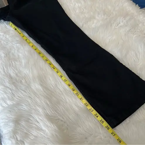 Levi Strauss & CO. Signature Black Denim Jeans At Waist Bootcut Miss Sz 10 short