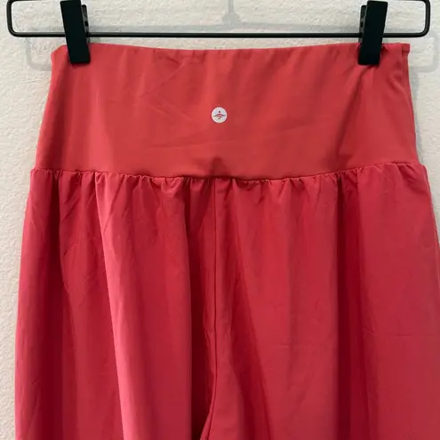 Halara NWT  SoCinched High Waisted Pants in Kapok Red Size Small
