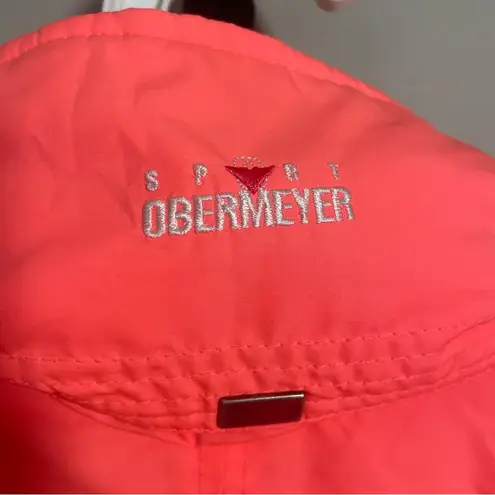 Obermeyer Sport Vintage 80’s 90’s S.K.I. Puffer Jacket bright orange retro