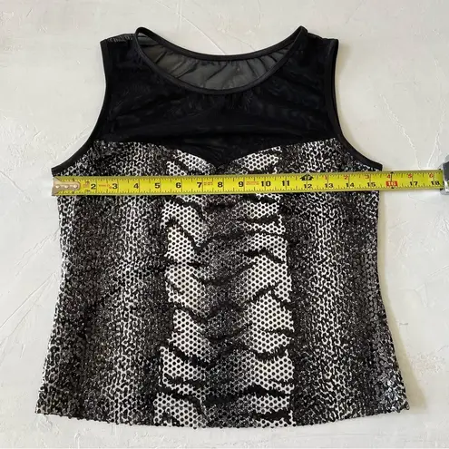 Joseph Ribkoff Sequin Animal Print Blazer Jacket with Matching Camisol Size 8