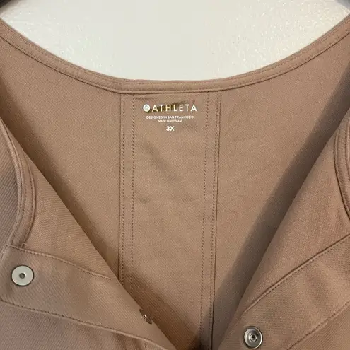 Athleta NWT  Farallon Romper Mocha Latte Pink