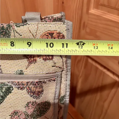 Vintage Butterfly Tapestry Tote Bag with coin Pouch Gray