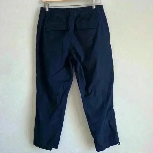 Ralph Lauren Lauren Active ‎ Crop Cargo Activewear Pant Women’s Size 6 Navy Blue