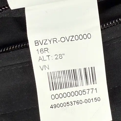 Tallia Black Coat Jacket Size 16R/28 New With Tags Blazer Overcoat