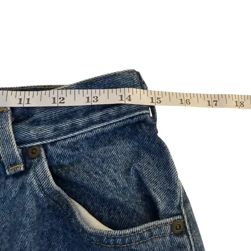 Riders By Lee Vtg 80s Riders Womens Tapered Leg Paperbag Mom Jeans Dark Blue 14W Measure 30x30