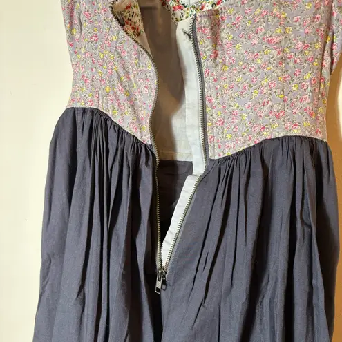 Maeve Anthropologie Addy Fit & Flare Strapless Ditzy Floral Dress Size 4