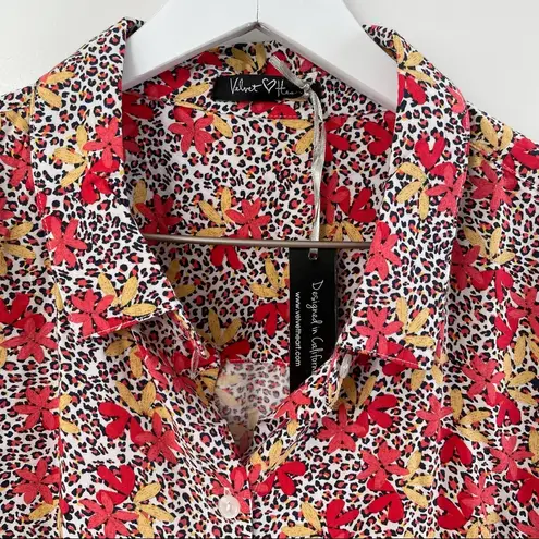 Velvet Heart  Women’s Button-Up Shirt Size XL