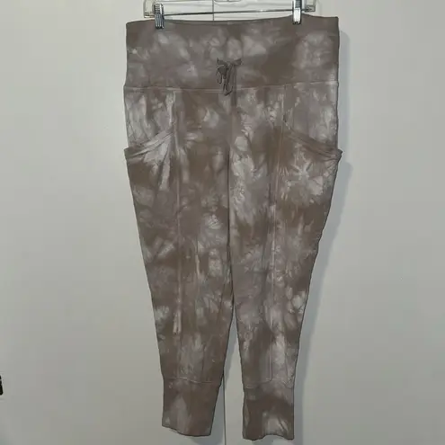 All In Motion Tie-Dye High Rise Jogger Pants w Pockets Women’s XL Extra Large
