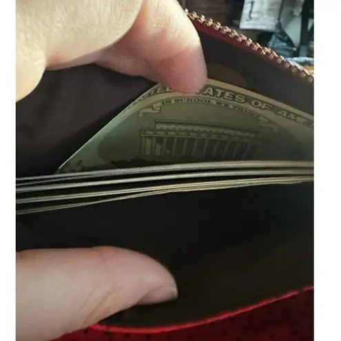 by the moon designed by Salomé Falcón Red Convertible Wristlet Crossbody Bag