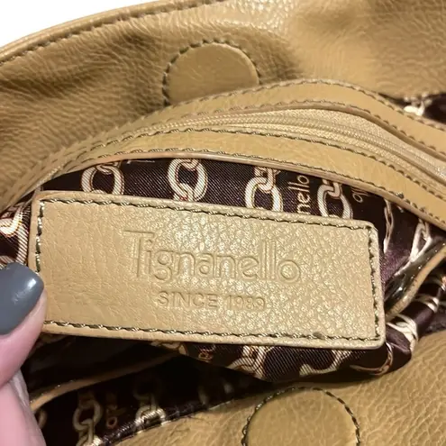 Tignanello Honey Gold Leather Women's Handbag Tan