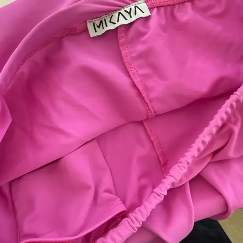 Women’s Pink Purple XL 1X Comfy Workout Athletic Modest Stretchy Leggings Skirt