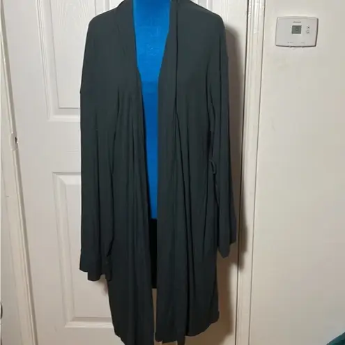 SKIMS Soft Robe Hunter Green 3XL Missing Tie in Excellent Condition NEW