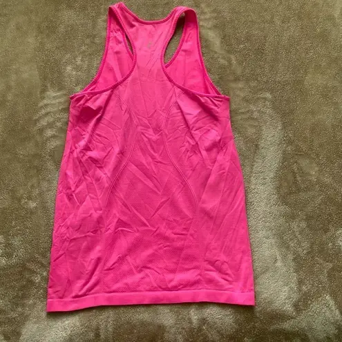 Zyia Active Women’s Hot Pink Athletic Stretchy Charged Tank Top