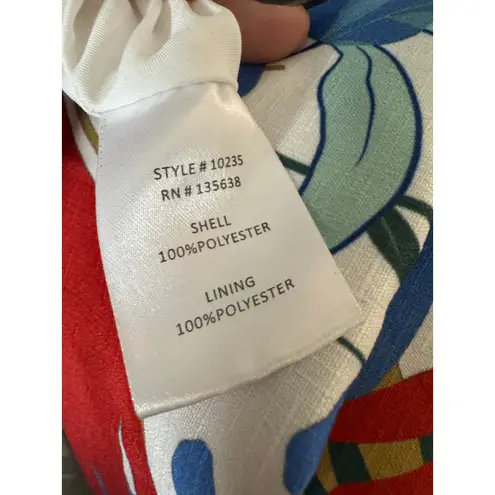 Hutch Maxine A-Line V-neck Maxi Multi Colored Floral pattern Dress Size 6