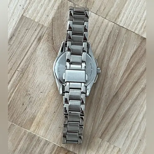 Caravelle by Bulova Ladies Watch Stainless Bracelet Silver Dial Crystals