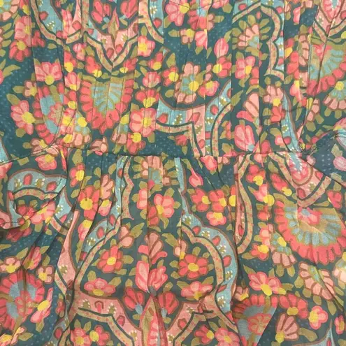 MOTHER The Roam Free Floral Cotton Camisole