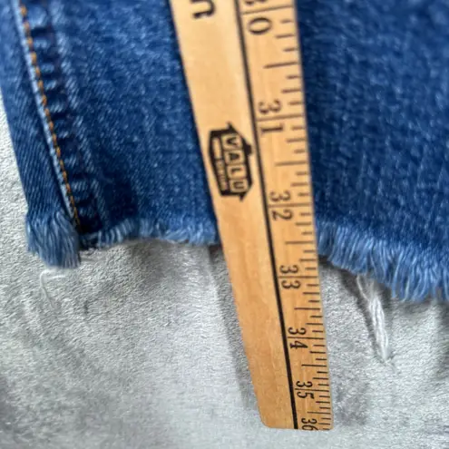 Nobody Denim Jeans Women 14 32" True Jean Cuff High Rise Slim Fit Fading Casual Blue