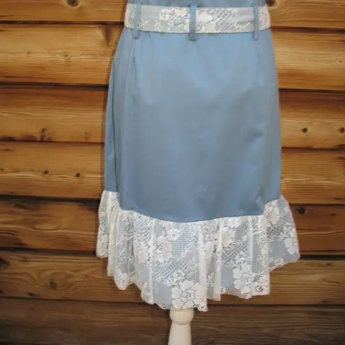Love moschino NWT Blue Lace Trim Dress