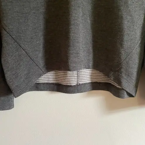 Club Monaco Double Faced Gray Pullover Sweatshirt