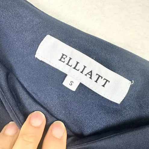 Elliatt Ophelia One Shoulder Dress Size Small Navy Pockets Special Occasion
