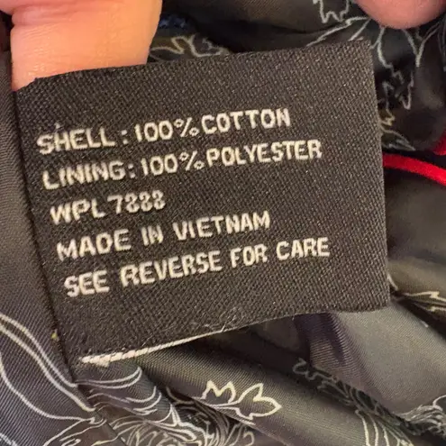 Anne Klein Black Cotton Jacket Size Large