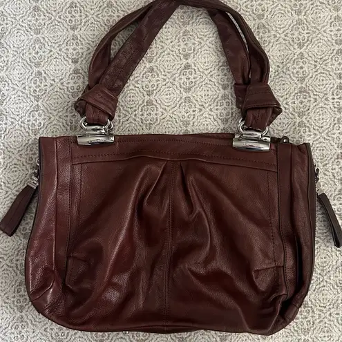 B Makowsky B. Makowsky Brown Leather Shoulder Bag