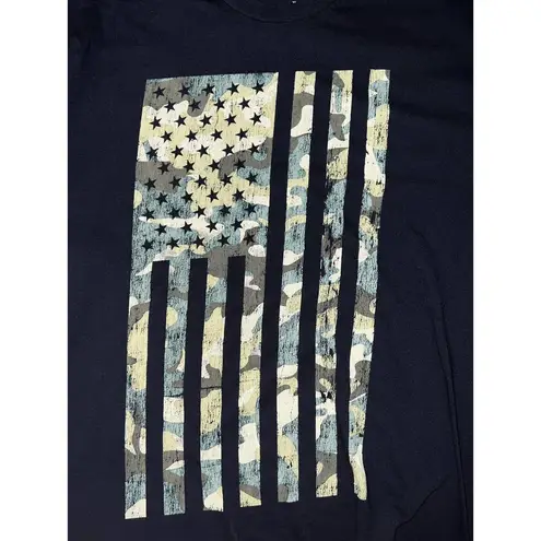 5.11 Tactical Black T-Shirt American Flag Camo