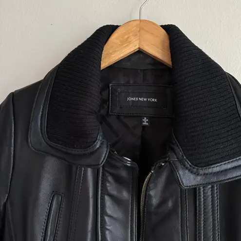 Jones New York Leather Jacket 