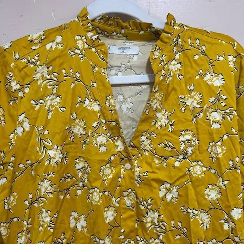 UNTUCKIT Women's Virginia Shirt Dress Size 8 Yellow
