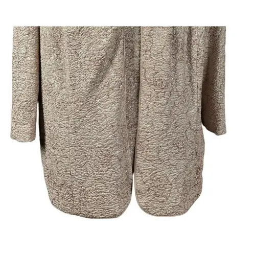 Alex Evenings Twin Set Size 2X Tan Floral Sparkly Gala Cocktail Fancy Classic